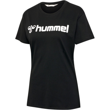 Tee-shirt Hummel Femme HMLGO Logo 2.0 black face