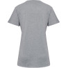 Tee-shirt Hummel Femme HMLGO Logo 2.0 grey melange dos