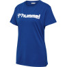 Tee-shirt Hummel Femme HMLGO Logo 2.0 true blue face