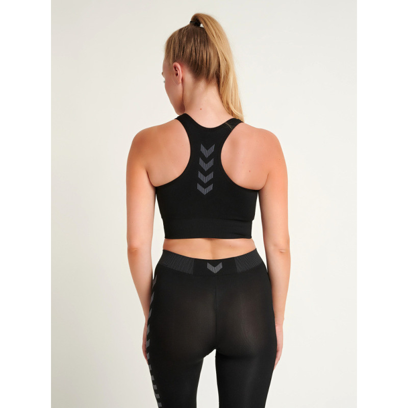 Baselayer Hummel First Seamless Bra Woman black dos