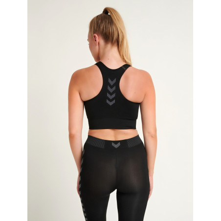 Baselayer Hummel First Seamless Bra Woman black dos
