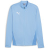 Veste de survêtement Club Puma Team Goal Team Light Blue - Puma White - Clear Sea face