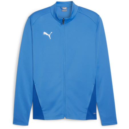 Veste de survêtement Club Puma Team Goal Electric Blue Lemonade - Puma White - Puma Team Royal face