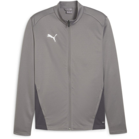 Veste de survêtement Club Puma Team Goal Cast Iron - Puma White - Shadow Gray face
