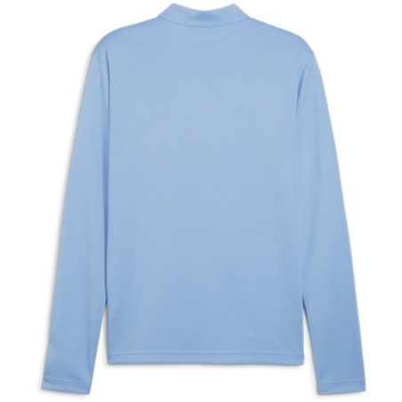 Sweat 1/4 Zip Puma Team Goal Team Light Blue - Puma White - Clear Sea dos