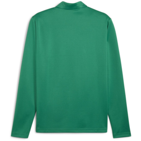 Sweat 1/4 Zip Puma Team Goal Sport Green - Puma White - Power Green dos