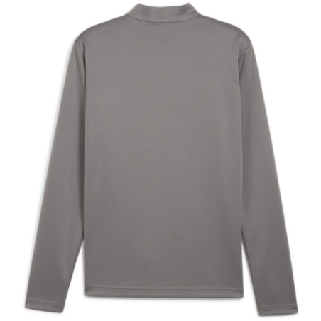 Sweat 1/4 Zip Puma Team Goal Cast Iron - Puma White - Shadow Gray dos
