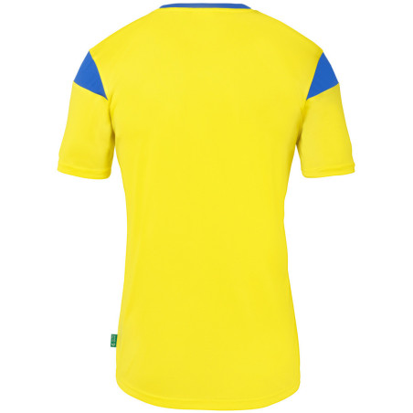 Maillot Uhlsport SQUAD 27 citron/azur dos