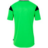 Maillot Uhlsport SQUAD 27 vert fluo/noir dos