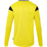 Maillot Uhlsport manches longues SQUAD 27 jaune citron/noir dos