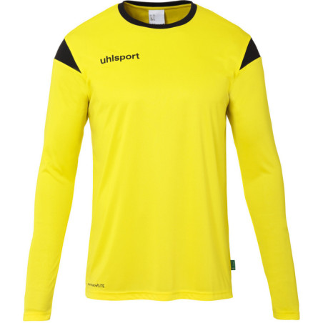 Maillot Uhlsport manches longues SQUAD 27 jaune citron/noir