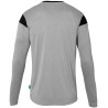 Maillot Uhlsport manches longues SQUAD 27 gris fonce chine/noir dos