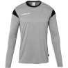 Maillot Uhlsport manches longues SQUAD 27 gris fonce chine/noir