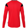 Maillot Uhlsport manches longues SQUAD 27 rouge/noir dos