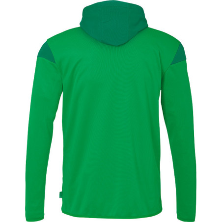 Veste à capuche Uhlsport Squad 27 vert/lagon dos