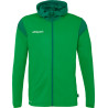 Veste à capuche Uhlsport Squad 27 vert/lagon