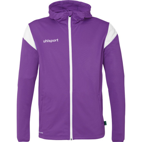 Veste à capuche Uhlsport Squad 27 mauve/blanc