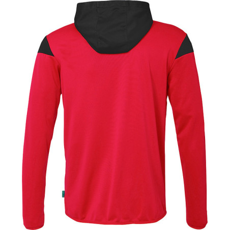 Veste à capuche Uhlsport Squad 27 rouge/noir dos