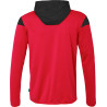 Veste à capuche Uhlsport Squad 27 rouge/noir dos