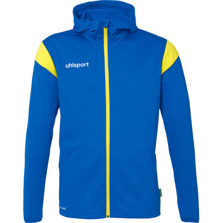 Veste à capuche Uhlsport Squad 27 azur/jaune citron