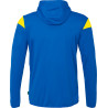 Veste à capuche Uhlsport Squad 27 azur/jaune citron dos