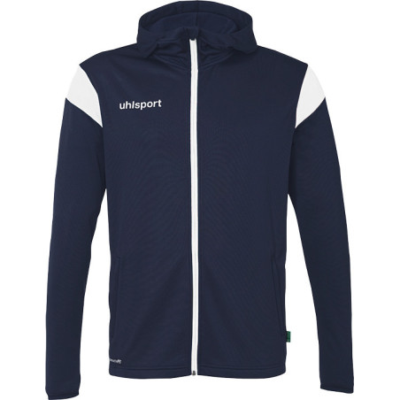 Veste à capuche Uhlsport Squad 27 bleu marine/blanc