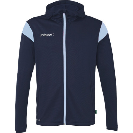 Veste à capuche Uhlsport Squad 27 bleu marine/ciel