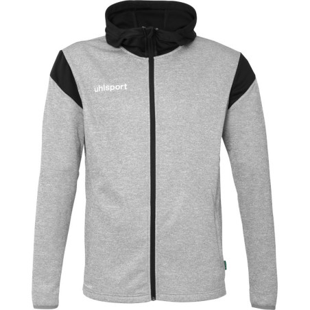 Veste à capuche Uhlsport Squad 27 gris fonce chine/noir