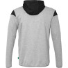 Veste à capuche Uhlsport Squad 27 gris fonce chine/noir dos