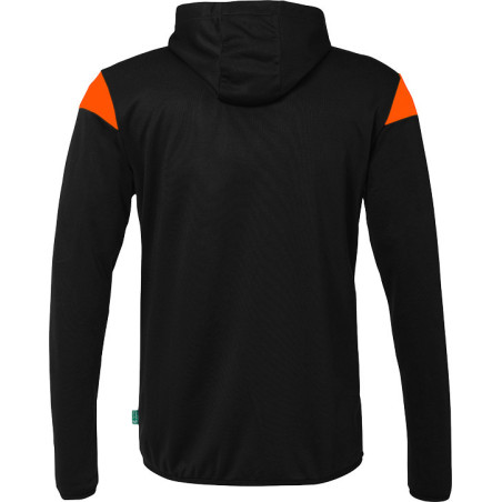 Veste à capuche Uhlsport Squad 27 noir/orange fluo dos