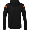 Veste à capuche Uhlsport Squad 27 noir/orange fluo dos