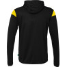 Veste à capuche Uhlsport Squad 27 noir/jaune citron dos