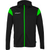 Veste à capuche Uhlsport Squad 27 noir/vert fluo