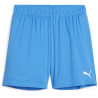 Short Femme PUMA Team Goal Electric Blue Lemonade - Puma White face