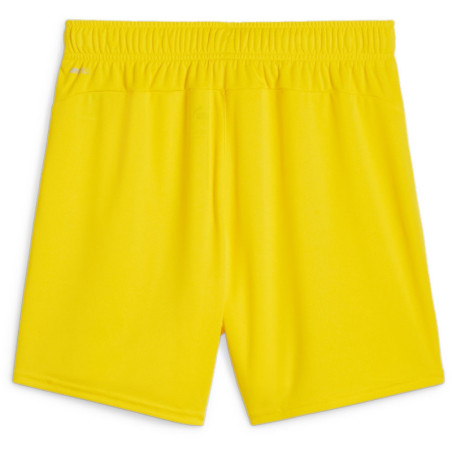 Short Femme PUMA Team Goal Faster Yellow - Puma Black dos