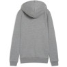Sweat à capuche Femme Puma Team Goal Medium Gray Heather Puma White dos