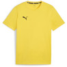 T-Shirt Puma Team Goal Faster Yellow Puma Black face