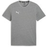 T-Shirt Puma Team Goal Medium Gray Heather Puma White face