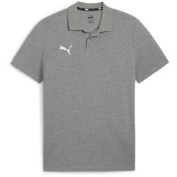 Polo Puma Team Goal Medium Gray Heather Puma White face
