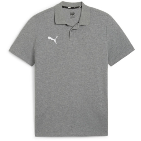 Polo Puma Team Goal Medium Gray Heather Puma White face