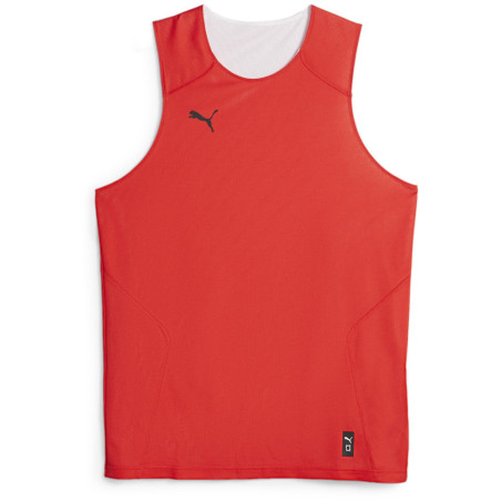 Maillot de basket réversible Puma Team Reverse Red face