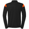 Veste Uhlsport Squad 27 noir/orange fluo dos