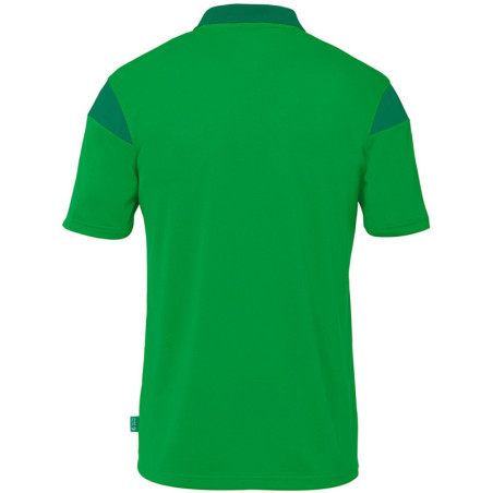 Polo Uhlsport Squad 27 vert/lagon dos