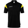 Polo Uhlsport Squad 27 noir/jaune citron