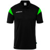 Polo Uhlsport Squad 27 noir/vert fluo