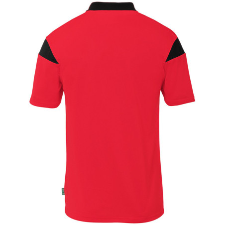 Polo Uhlsport Squad 27 rouge/noir dos