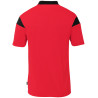 Polo Uhlsport Squad 27 rouge/noir dos