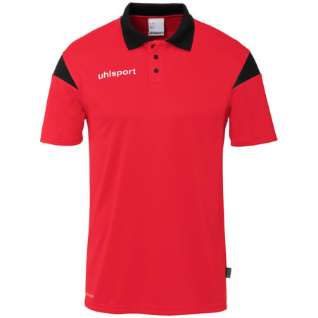 Polo Uhlsport Squad 27 rouge/noir