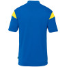 Polo Uhlsport Squad 27 azur/jaune citron dos