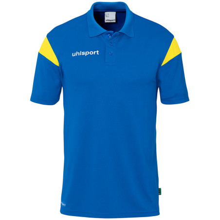 Polo Uhlsport Squad 27 azur/jaune citron